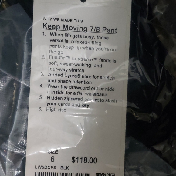 Keep moving 7/8 pant high rise - Picture 7 of 9